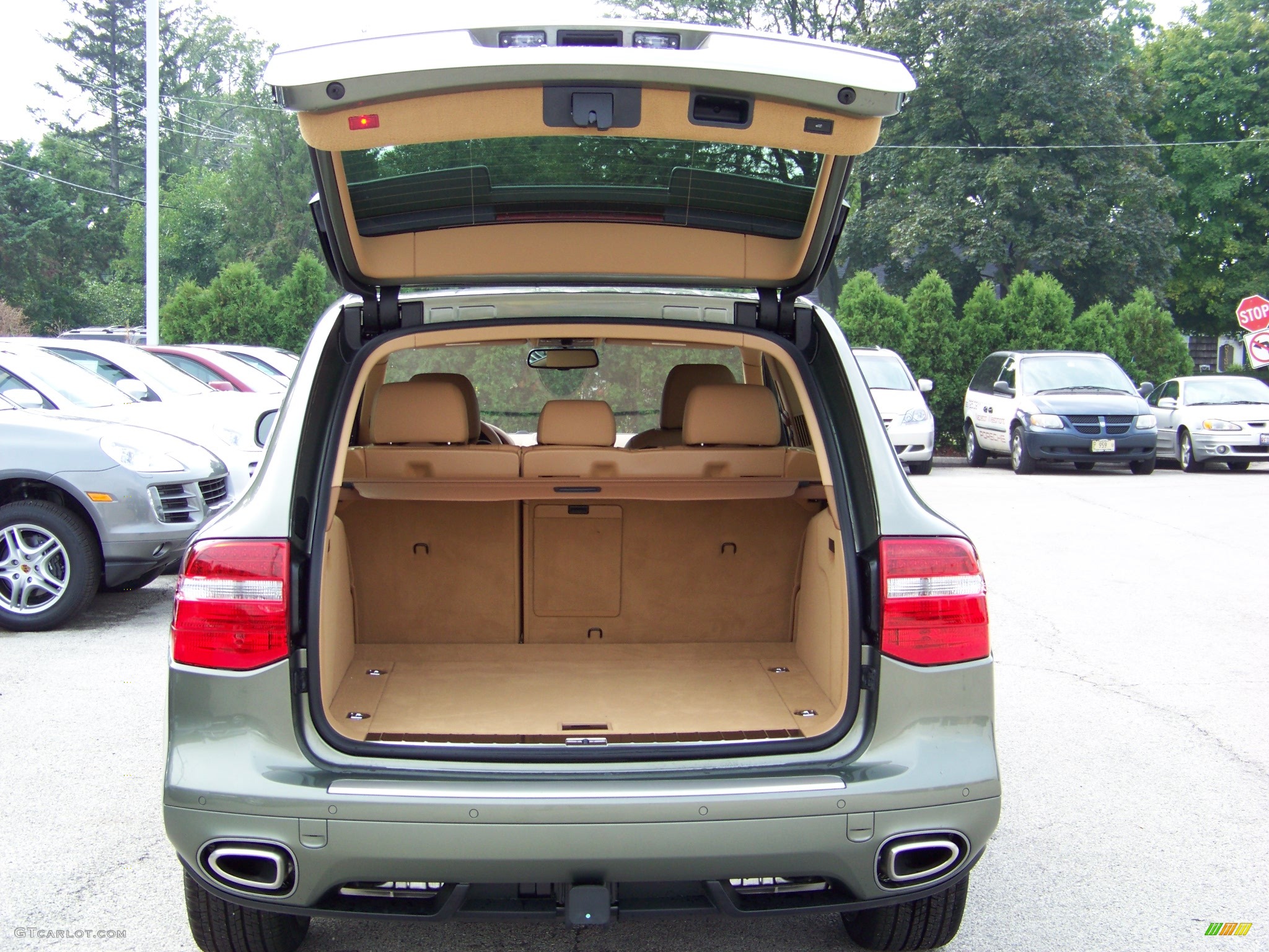 2009 Cayenne S - Olive Green Metallic / Havanna/Sand Beige photo #17