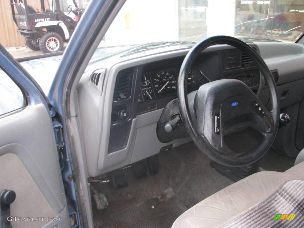 1991 Light Crystal Blue Pearl Metallic Ford Ranger Xlt