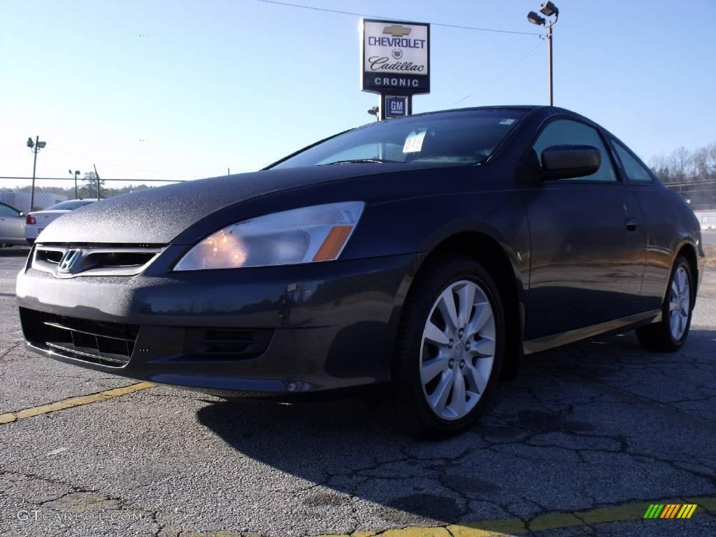 2006 Accord EX-L V6 Coupe - Graphite Pearl / Gray photo #1