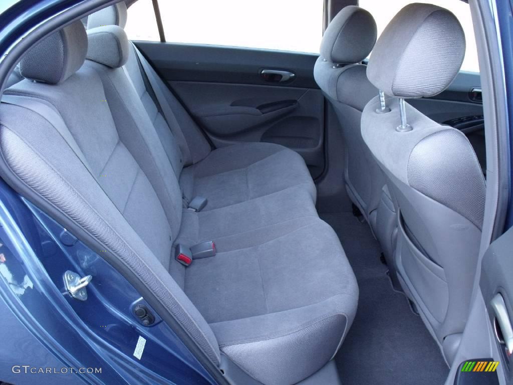 2007 Civic LX Sedan - Atomic Blue Metallic / Gray photo #15