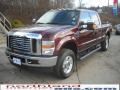 2010 Vermillion Red Ford F250 Super Duty XLT Crew Cab 4x4  photo #2