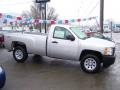 Sheer Silver Metallic - Silverado 1500 Regular Cab 4x4 Photo No. 2