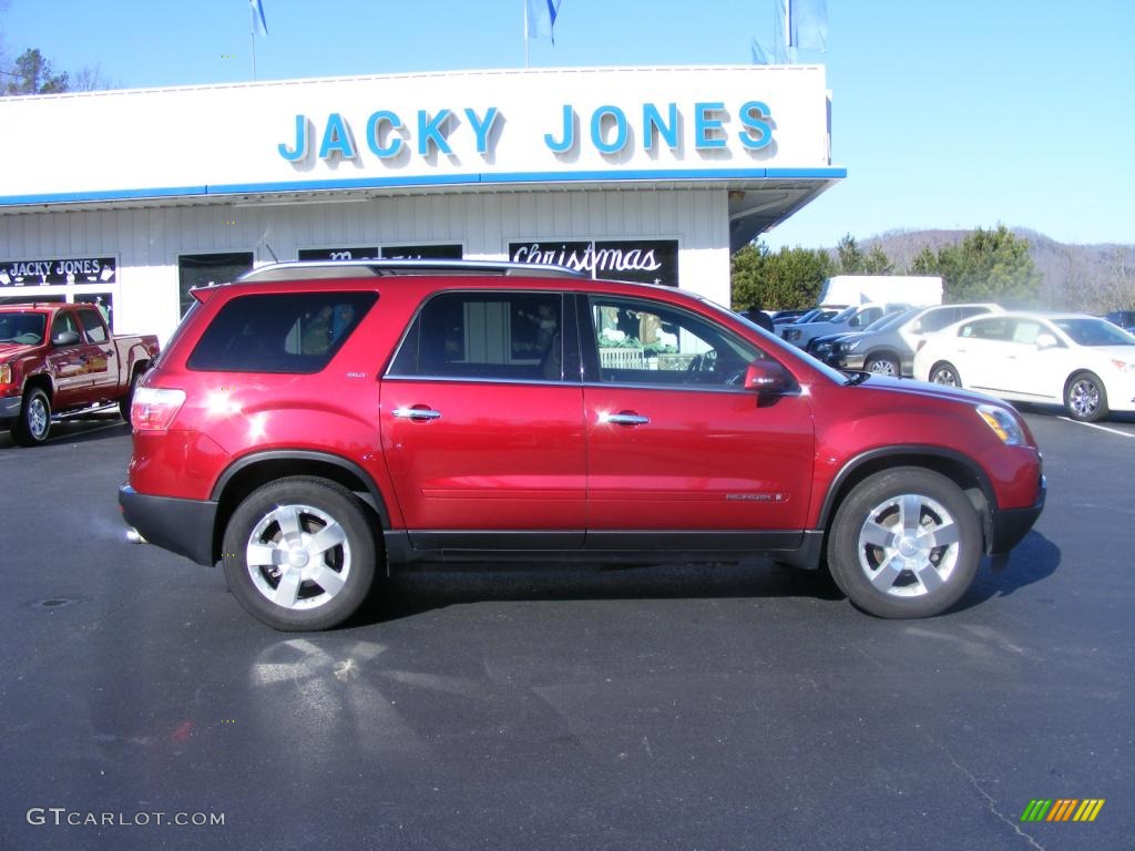 2007 Acadia SLT AWD - Red Jewel Tintcoat / Titanium photo #1