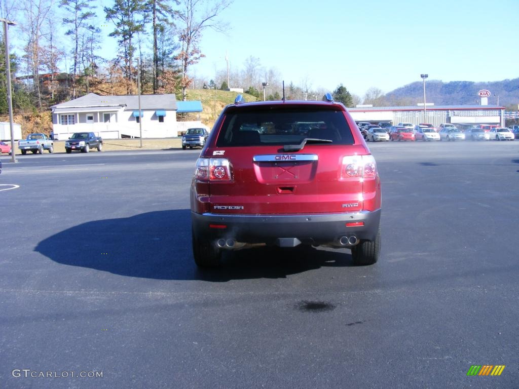 2007 Acadia SLT AWD - Red Jewel Tintcoat / Titanium photo #22