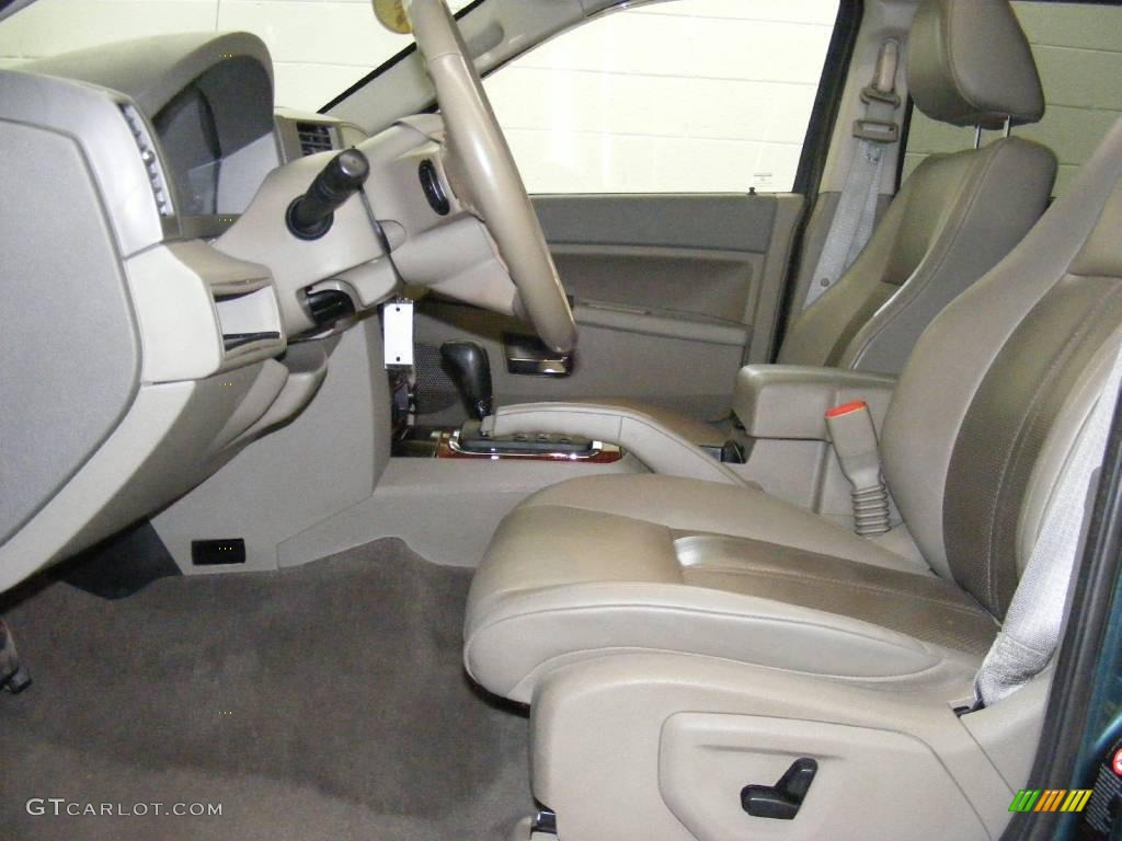 2005 Grand Cherokee Limited 4x4 - Deep Beryl Green Pearl / Dark Khaki/Light Graystone photo #12