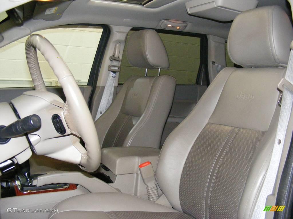 2005 Grand Cherokee Limited 4x4 - Deep Beryl Green Pearl / Dark Khaki/Light Graystone photo #13