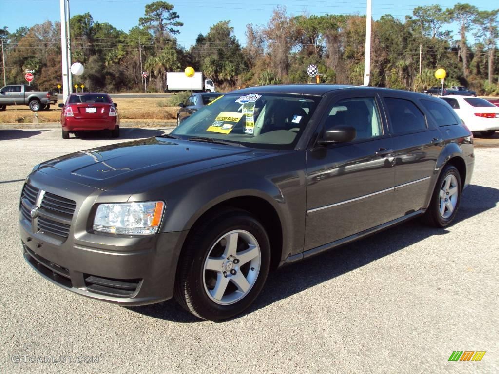 Dark Titanium Metallic Dodge Magnum