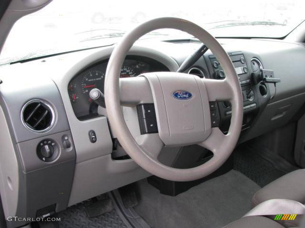 2005 F150 XLT SuperCrew 4x4 - Medium Wedgewood Blue Metallic / Medium Flint/Dark Flint Grey photo #10