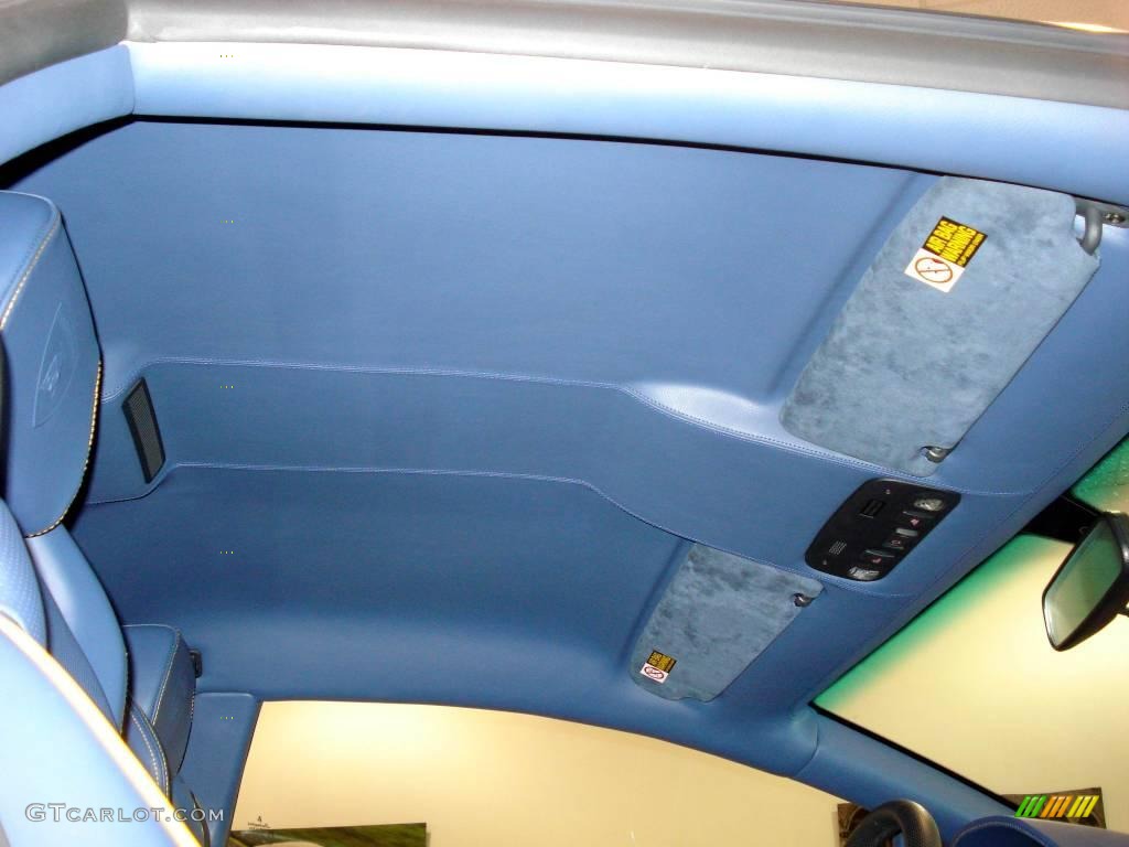 Blue Interior 2007 Lamborghini Gallardo Coupe Photo #2496241