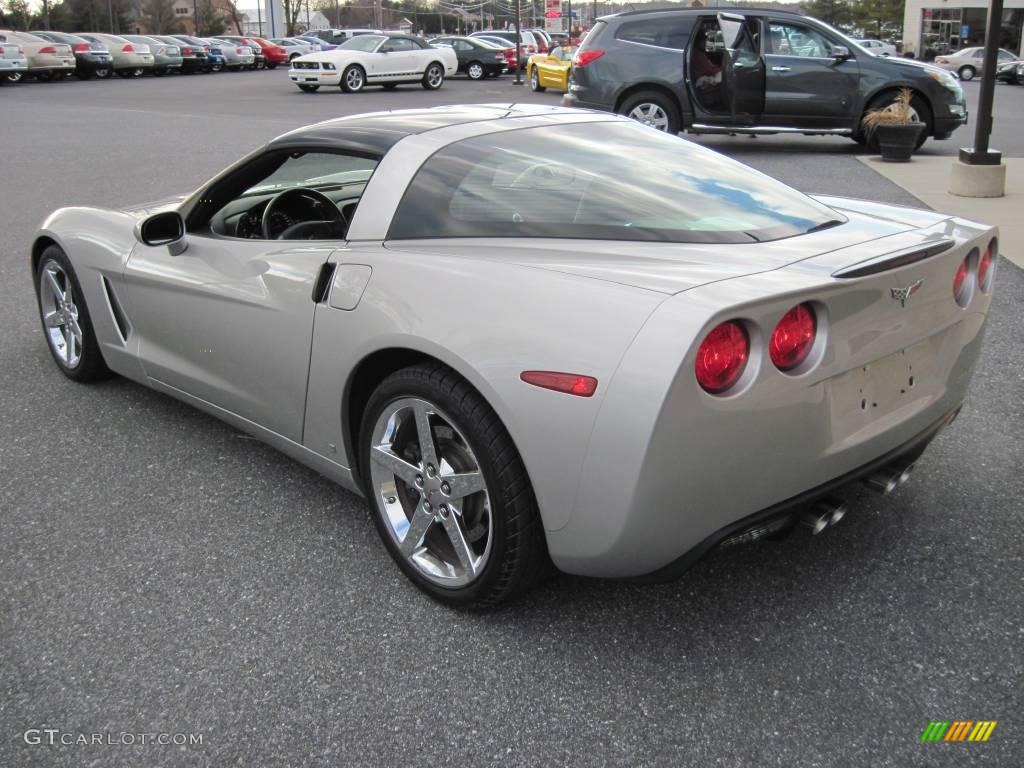 2007 Corvette Coupe - Machine Silver Metallic / Ebony photo #5