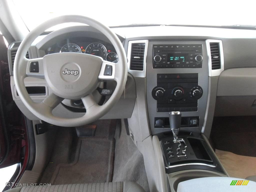 2008 Grand Cherokee Laredo - Red Rock Crystal Pearl / Khaki photo #13