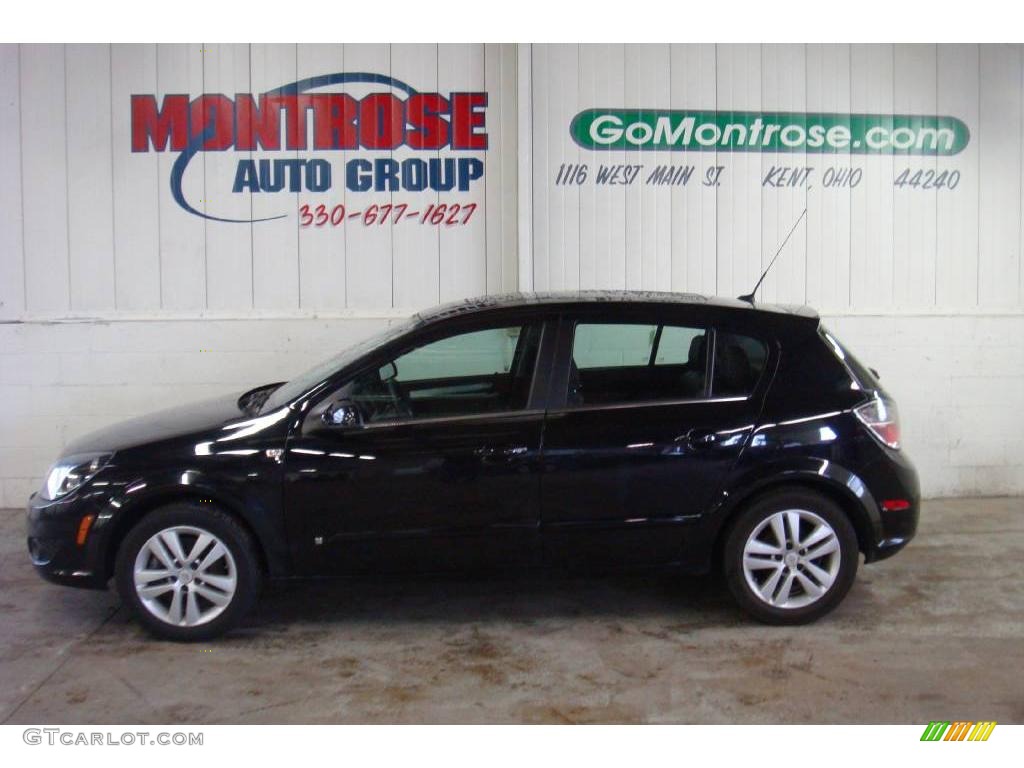 2008 Astra XR Sedan - Black Sapphire / Charcoal photo #1