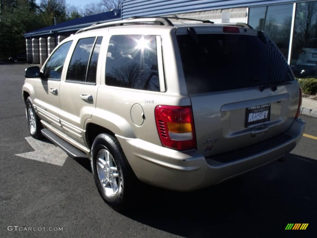 2000 Grand Cherokee Limited 4x4 - Champagne Pearlcoat / Camel photo #7