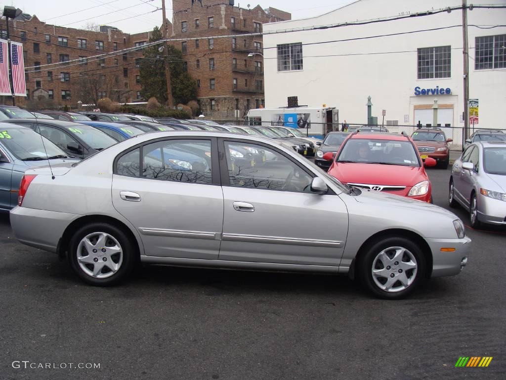 2006 Elantra GLS Sedan - Sterling Silver / Gray photo #3