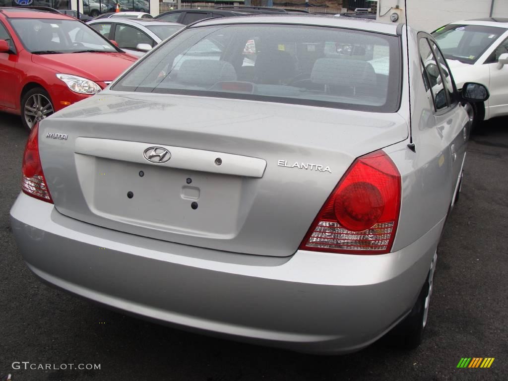 2006 Elantra GLS Sedan - Sterling Silver / Gray photo #4