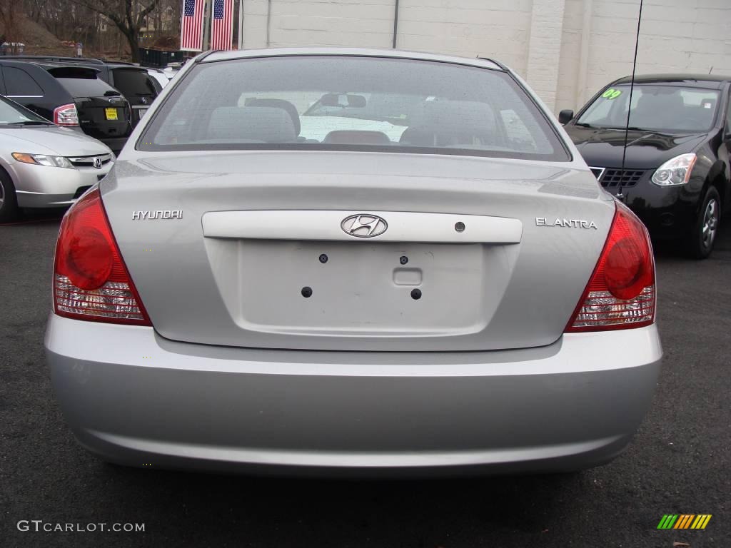 2006 Elantra GLS Sedan - Sterling Silver / Gray photo #5