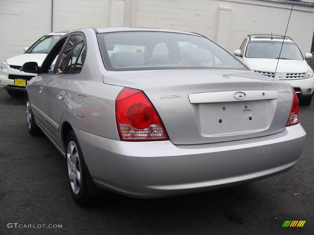 2006 Elantra GLS Sedan - Sterling Silver / Gray photo #6