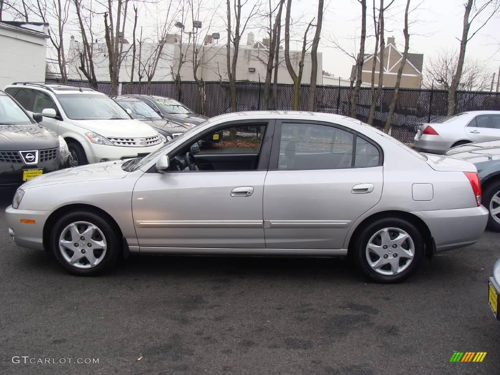 2006 Elantra GLS Sedan - Sterling Silver / Gray photo #7