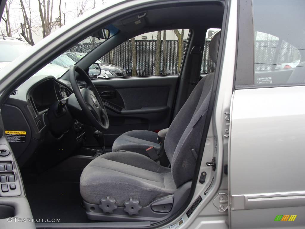 2006 Elantra GLS Sedan - Sterling Silver / Gray photo #12
