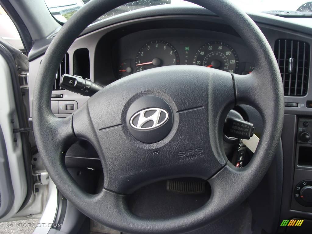 2006 Elantra GLS Sedan - Sterling Silver / Gray photo #19