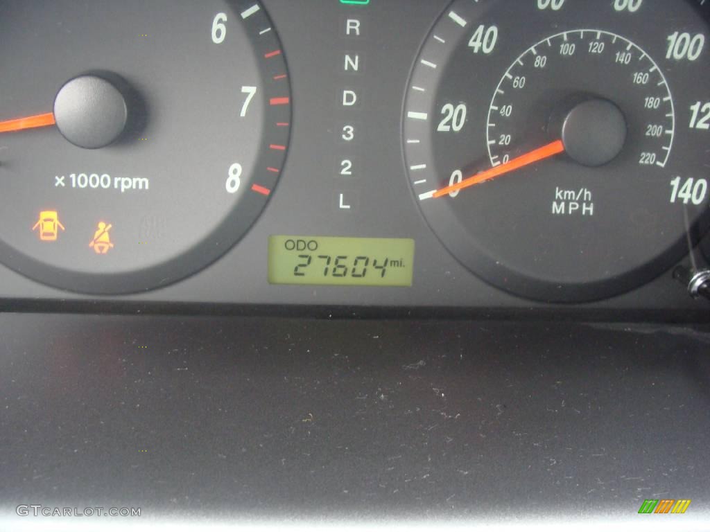 2006 Elantra GLS Sedan - Sterling Silver / Gray photo #24
