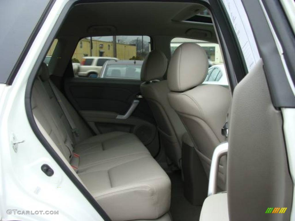 2008 RDX Technology - White Diamond Pearl / Taupe photo #19