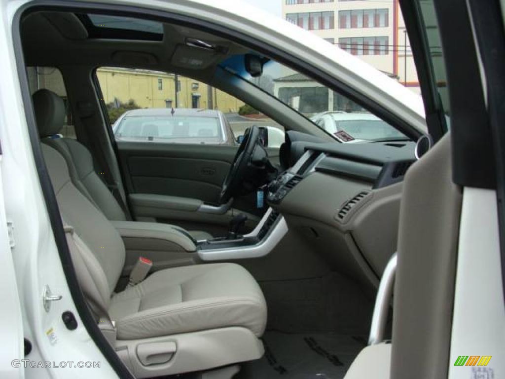 2008 RDX Technology - White Diamond Pearl / Taupe photo #21