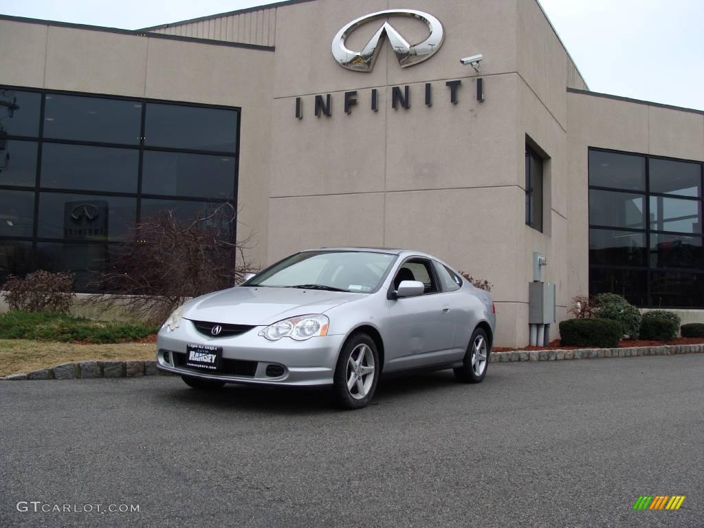 2002 RSX Sports Coupe - Satin Silver Metallic / Ebony Black photo #1