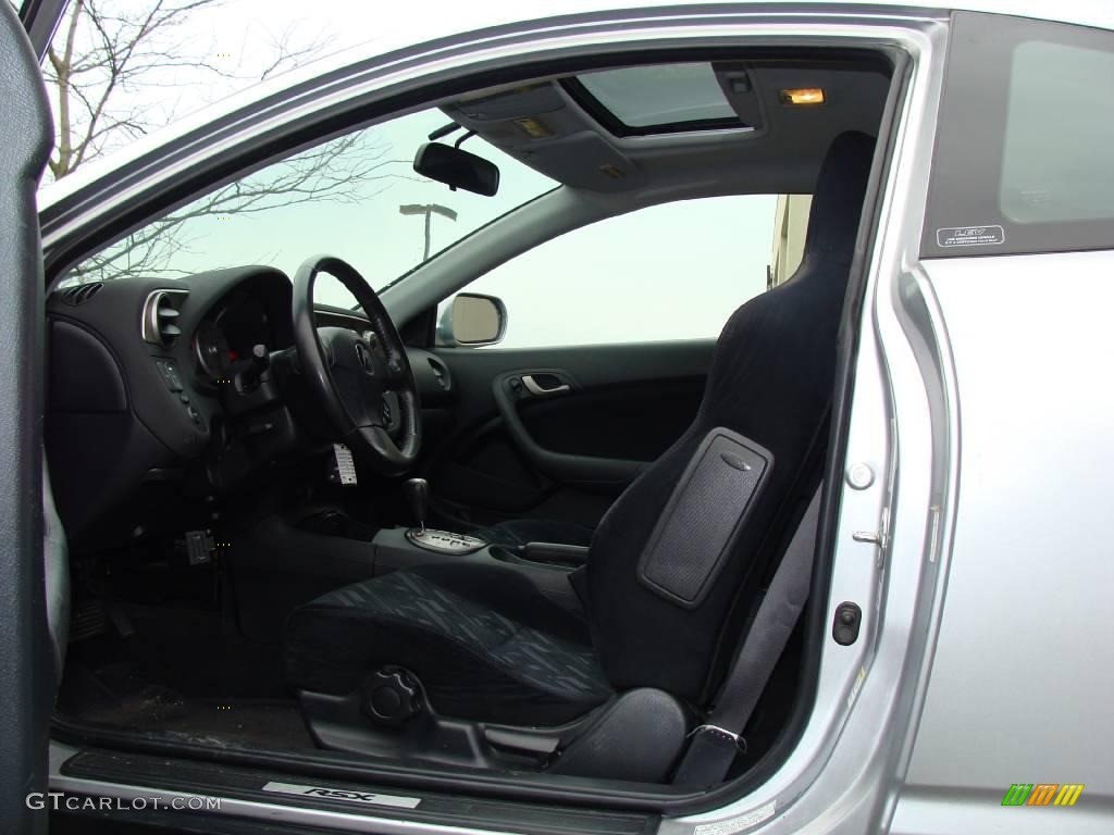 2002 RSX Sports Coupe - Satin Silver Metallic / Ebony Black photo #8