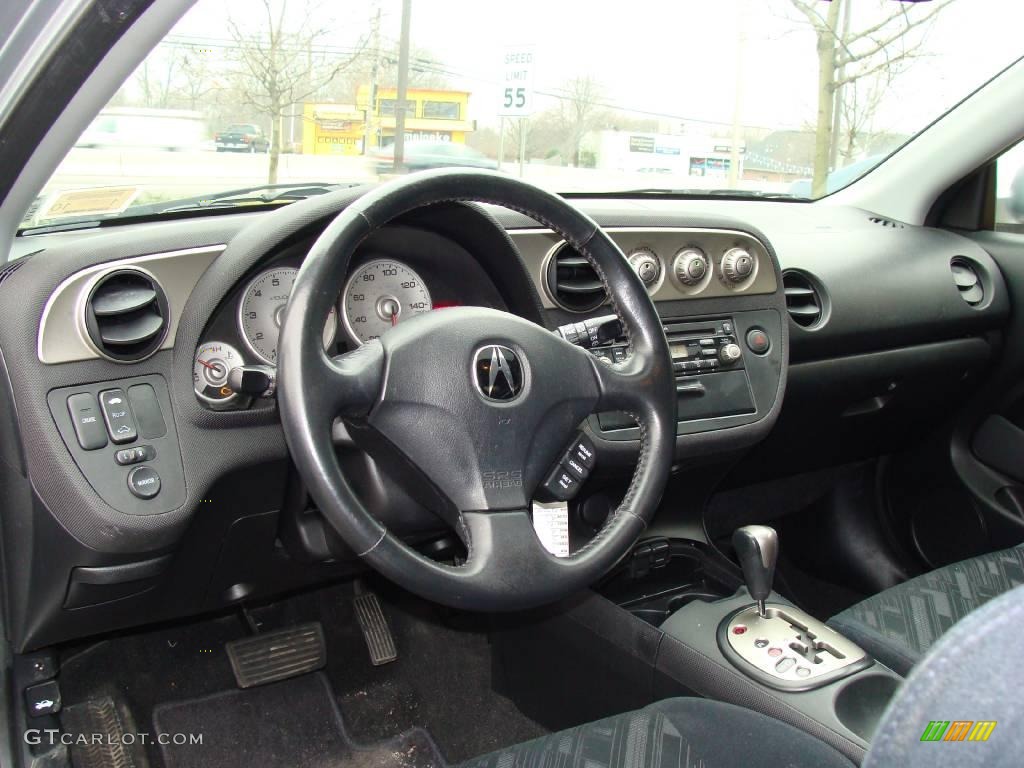 2002 RSX Sports Coupe - Satin Silver Metallic / Ebony Black photo #11