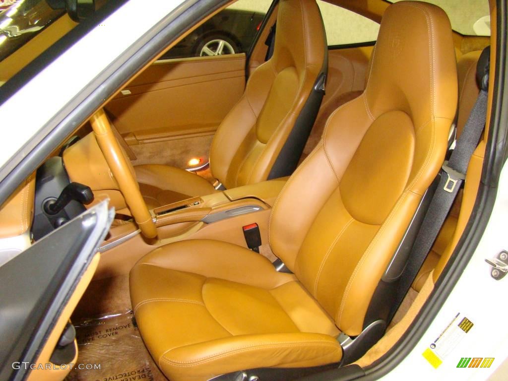 Natural Brown Interior 2006 Porsche 911 Carrera S Coupe Photo #2496717