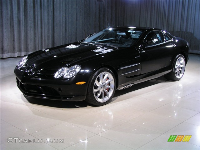 2006 SLR McLaren - Crystal Galaxite Black / Semi-Aniline Black photo #1