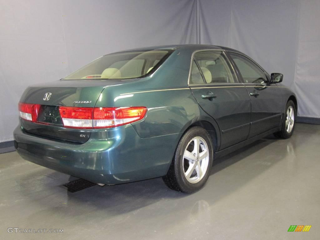 2003 Accord EX Sedan - Noble Green Pearl / Ivory photo #3