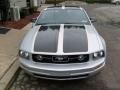 2007 Satin Silver Metallic Ford Mustang V6 Premium Coupe  photo #7