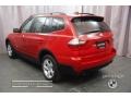 2007 Crimson Red BMW X3 3.0si  photo #3