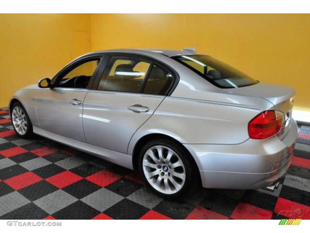 2006 3 Series 325xi Sedan - Titanium Silver Metallic / Grey photo #4