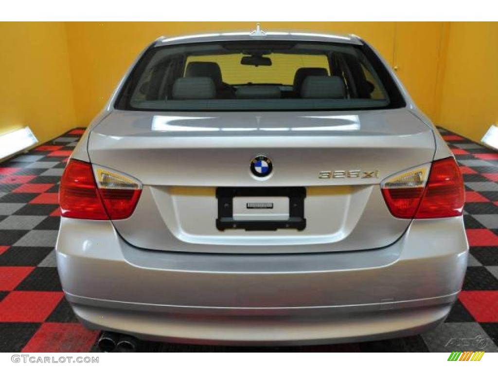 2006 3 Series 325xi Sedan - Titanium Silver Metallic / Grey photo #5
