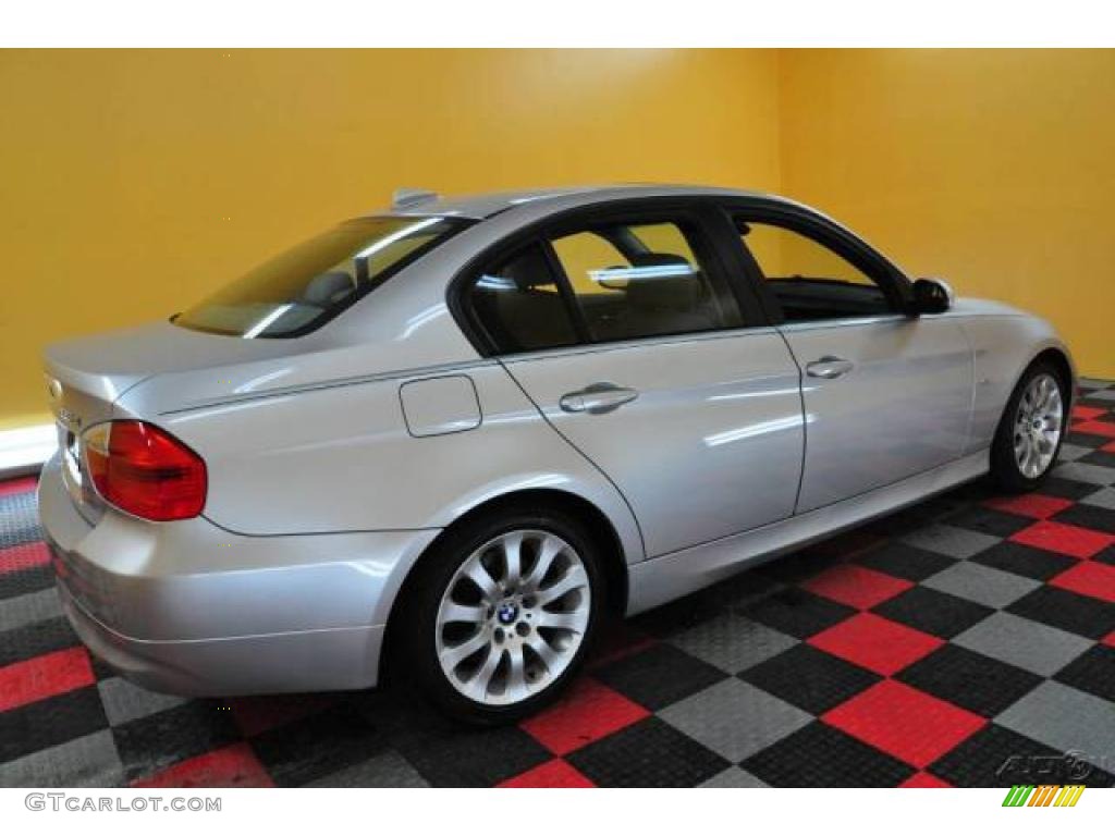 2006 3 Series 325xi Sedan - Titanium Silver Metallic / Grey photo #6