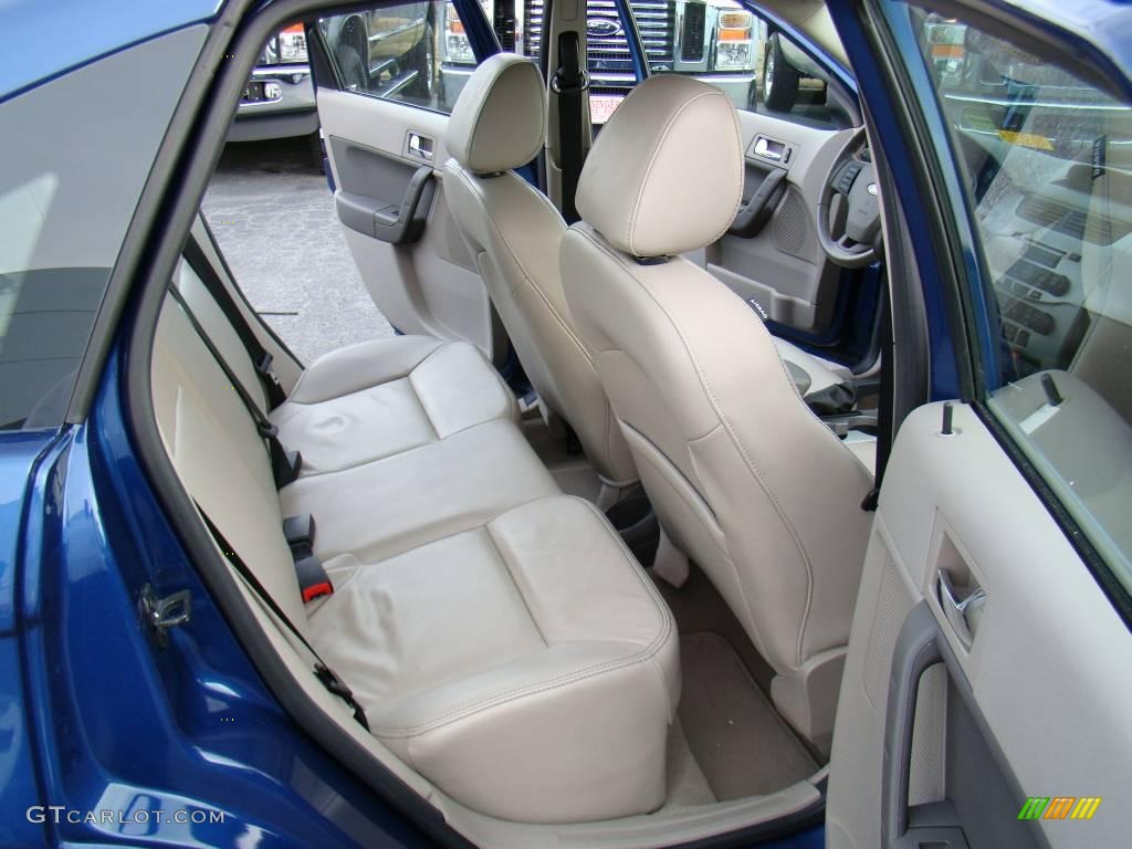 2009 Focus SEL Sedan - Vista Blue Metallic / Medium Stone photo #10