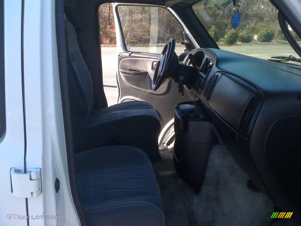 2001 Ram Van 1500 Passenger Conversion - Bright White / Mist Gray photo #19