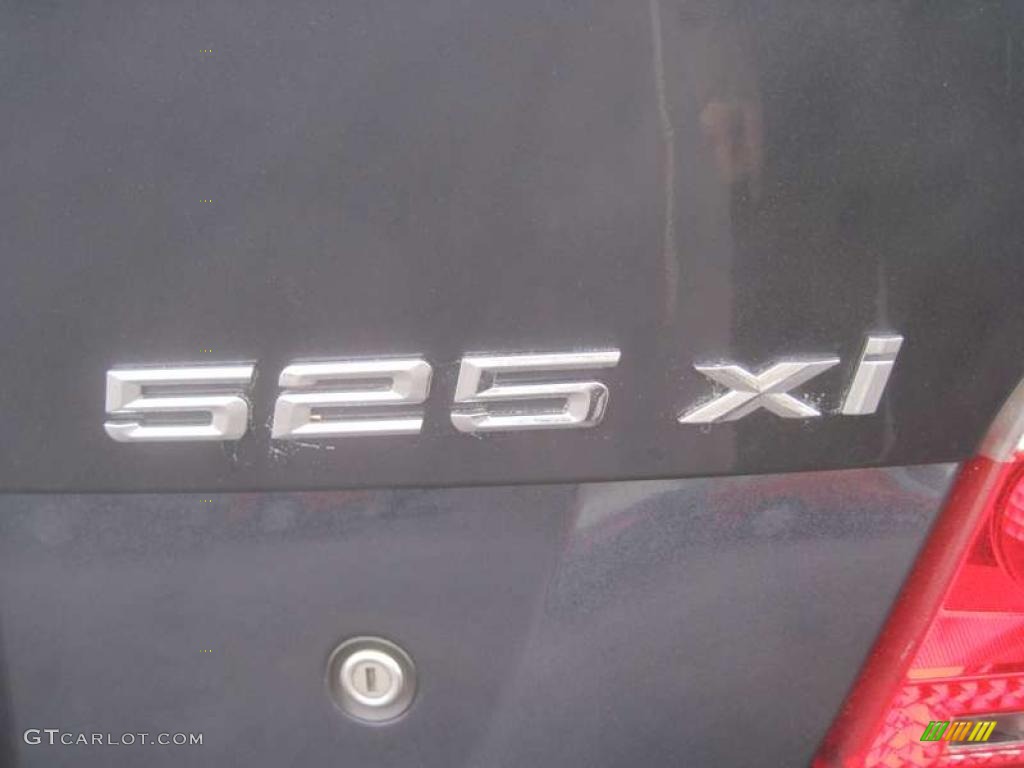 2007 5 Series 525xi Sedan - Monaco Blue Metallic / Grey photo #15