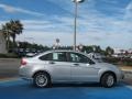 2010 Ingot Silver Metallic Ford Focus SE Sedan  photo #2