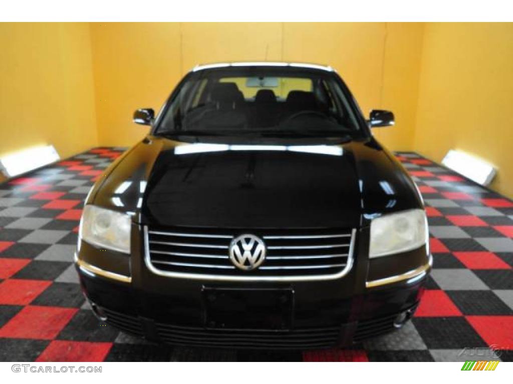 2002 Passat GLS V6 Sedan - Black / Black photo #2