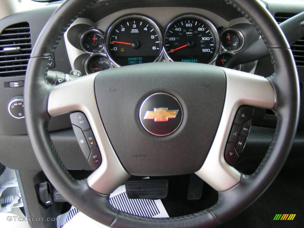 2008 Silverado 1500 LT Crew Cab - Summit White / Dark Titanium photo #40