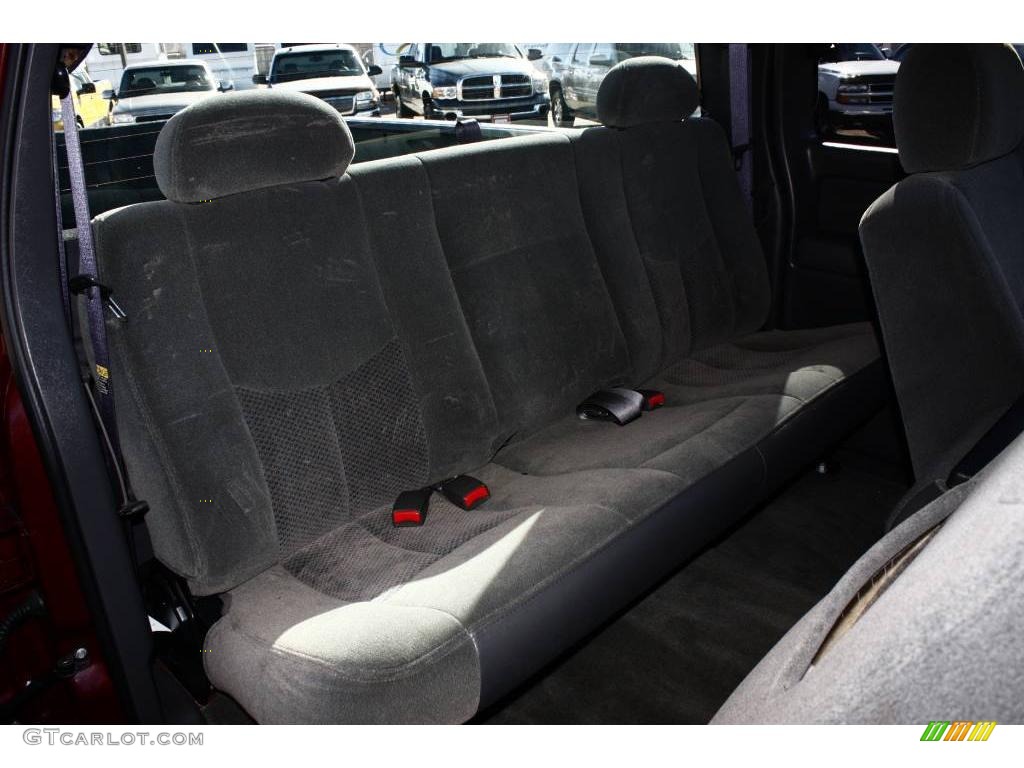 2003 Silverado 1500 LS Extended Cab 4x4 - Dark Carmine Red Metallic / Medium Gray photo #14