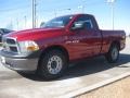 2010 Inferno Red Crystal Pearl Dodge Ram 1500 ST Regular Cab  photo #1