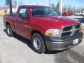 2010 Inferno Red Crystal Pearl Dodge Ram 1500 ST Regular Cab  photo #3