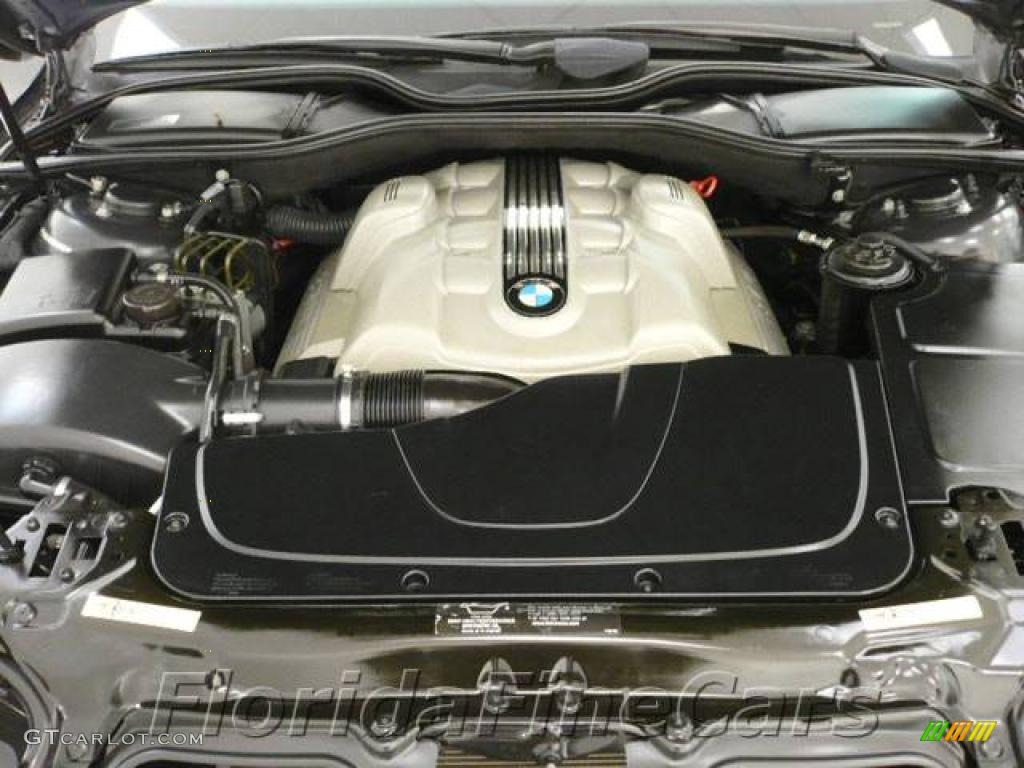 2003 7 Series 745Li Sedan - Jet Black / Black/Black photo #9