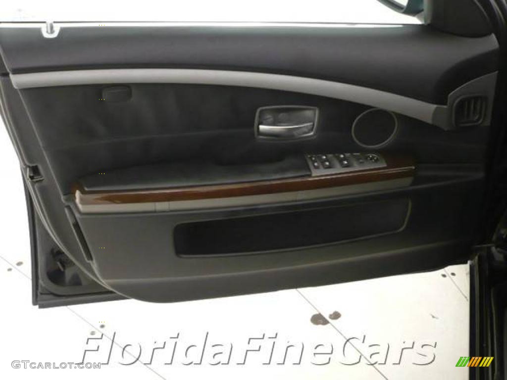 2003 7 Series 745Li Sedan - Jet Black / Black/Black photo #11