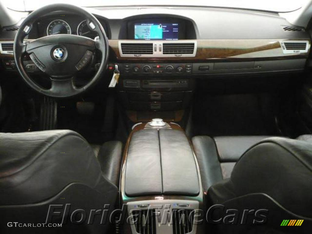 2003 7 Series 745Li Sedan - Jet Black / Black/Black photo #14